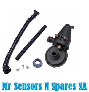 BMW E36 E39 6 Cyl PCV Crankcase Valve Kit With Pipes Oil Separator