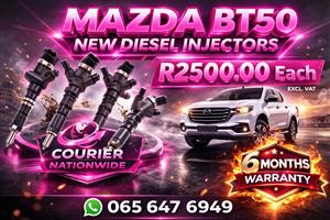 MAZDA BT50 BRAND NEW DIESEL INJECTORS