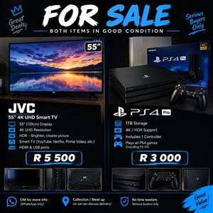 PS4 and JVC