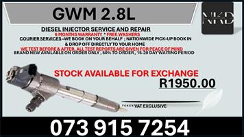 GWM 2.8L Diesel Injectors 