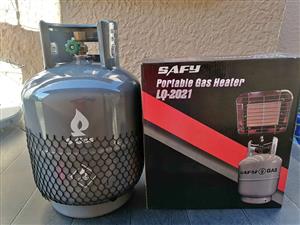 Gas cylinder 5kg,, portable square heater top combo