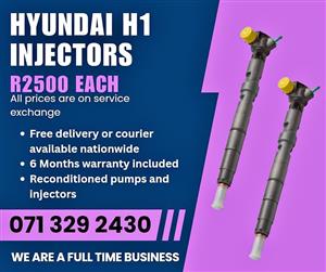 HYUNDAI H1 INJECTORS FOR SALE WITH WARRANTY INCLUDED