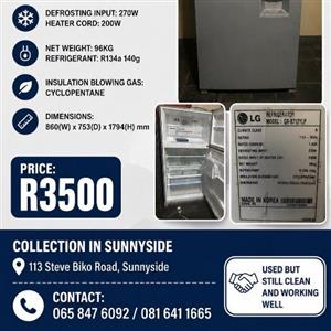 LG fridge available for sale