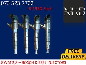Gwm 2.8-Bosch Diesel injectors 