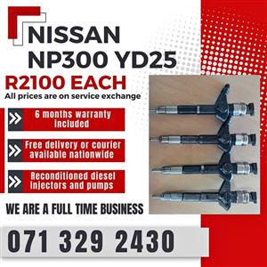 NISSAN NP300 INJECTORS FOR SALE WITH WARRANTY INCLUDED