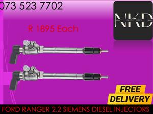 Ford Ranger 2.2 Siemens Diesel injectors 