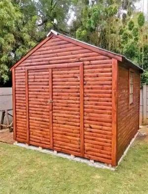 Log wood houses and cabins