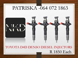 TOYOTA D4D INJECTORS FOR SALE OR TO RECON