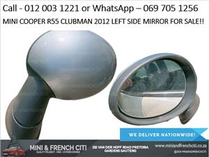 Mini Cooper R55 Clubman 2012 Left Side Mirror For Sale – OEM Replacement!! 