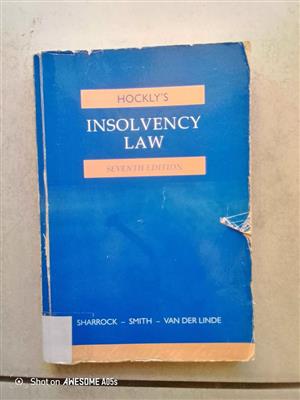 HOCKLY'S INSOLVENCY LAW SEVENTH EDITION