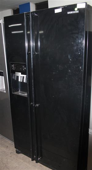 Samsung RS21HDTBP Black double door Fridge S050379A #Rosettenvillepawnshop