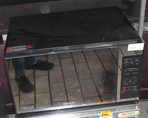 Samsung black metallic microwave S047331A #Rosettenvillepawnshop