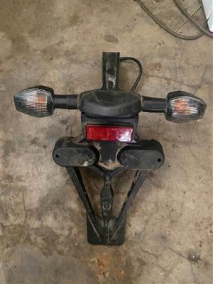 Number plate holder. Meyerton bike scrapyard new and secondhand spares and accessories.