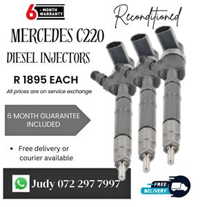 Mercedes C220 Diesel Injectors for sale on service exchange or to recon