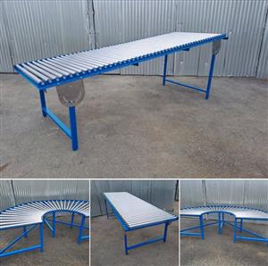 Gravity roller conveyors, we manufacture tp specifications, any width,  any leng