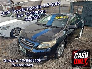 2009 Toyota Corolla 1.6 Auto