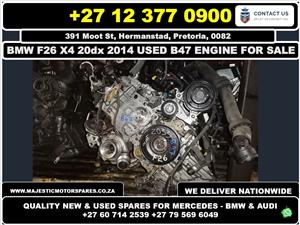 2014 Bmw F26 X4 used B47 engine for sale