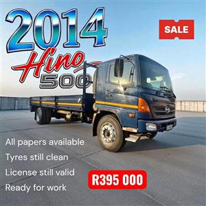 2014 Hino 500 – 8 Ton Dropside Truck 