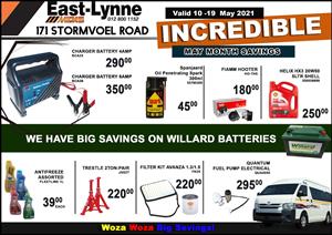 Incredible May Month Savings Now On at East-Lynne MIDAS!