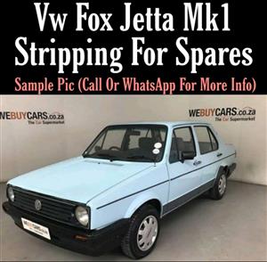 Vw Fox Jetta Mk1 Stripping For Spares 