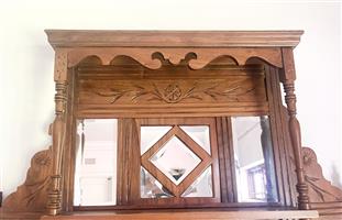 Vintage Mirror H118cm x W94cm  Good condition