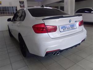 2016 BMW 320D M PERFORMANCE  WHITE COLOR /DIESEL  LEATHER SEATS/SUNROOF  AUTOMATIC  90,000KM