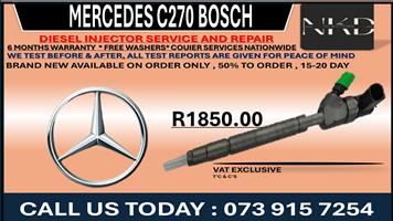 Diesel Injectors Mercedes C270 Bosch 