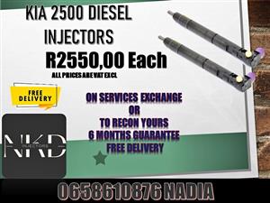 KIA 2500 DIESEL INJECTORS RECONDITION OR BUY NEW