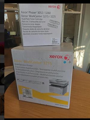 BRAND NEW - NEVER BEEN USED - XEROX MULTI FUNCTIONAL PRINTER PLUS DUEL PACK TONER CARTRIGES