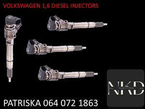 VOLKSWAGEN 1.6 DIESEL INJECTORS FOR SALE