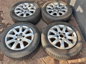 Vw Golf 5 mags and tyres available Call or whatsapp [hidden information] Jimmy @Circle 7 used parts