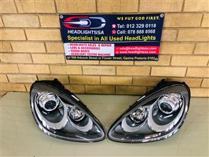 Porsche Cayenne 92A/958 left and right side xenon headlights (with AFS) 