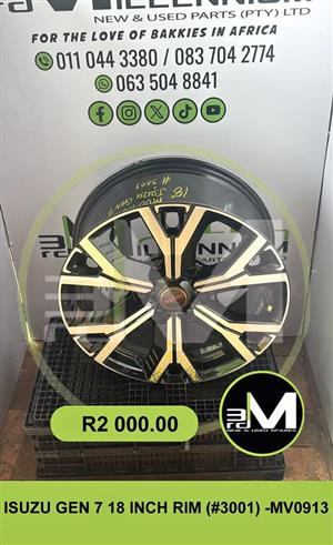 ISUZU GEN 7 18 INCH RIMS AVAILABLE (SOLD INDIVIDUALLY)