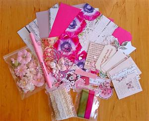  PREMIUM PINK DREAMS SCRAPBOOKING KIT – LIMITED STOCK 