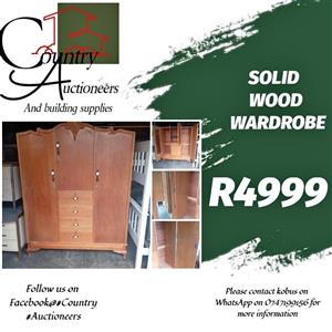 SOLID WOODEN WARDROBE