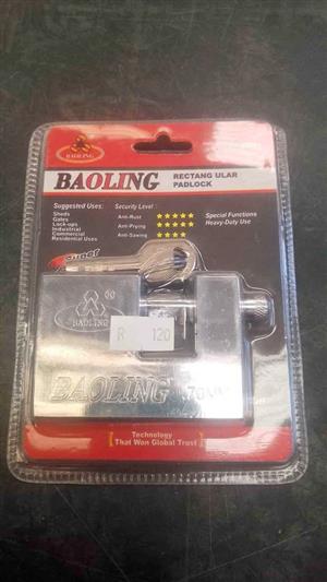 BOALING 70MM RECTANGULAR LOCK PADLOCK