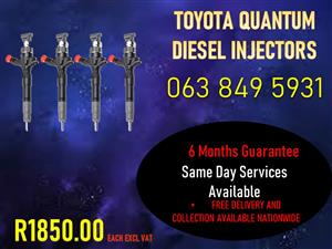 TOYOTA QUANTUM DIESEL INJECTORS 