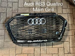 Main Front Bumper Grill for Audi RS3 Quattro 