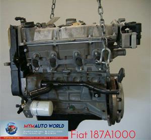 Imported used  FIAT PALIO 1.1L,187A1000, Complete second hand used engines