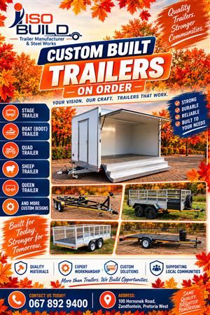 Custom Build Trailers for sale