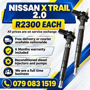 NISSAN XTRAIL 2.0 INJECTORS FOR SALE WITH WARRANTY 
