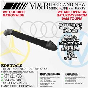 Air Intake Pipe M271 Kompressor (Duct) (Brand New) Suitable for Mercedes-Benz E-Class W211