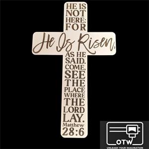 He Is Risen Cross
