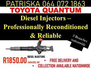 DIESEL INJECTORS FOR SALE-TOYOTA QUANTUM
