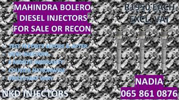 DIESEL INJECTORS FOR SALE FOR MAHINDRA BOLERO