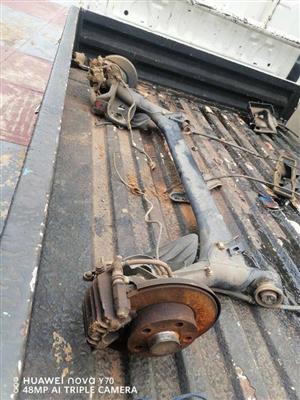 Polo 6 Hatchback Complete Rear Axel