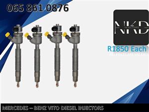 MERCEDES BENZ VITO DIESEL INJECTORS FOR SALE WITH WARRANTY