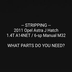 Stripping: Opel Astra J Hatch