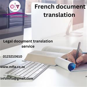 French-English Sworn Document Translation Service