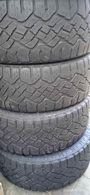 255/55/19 Goodyear tyres with about 85% life left on them